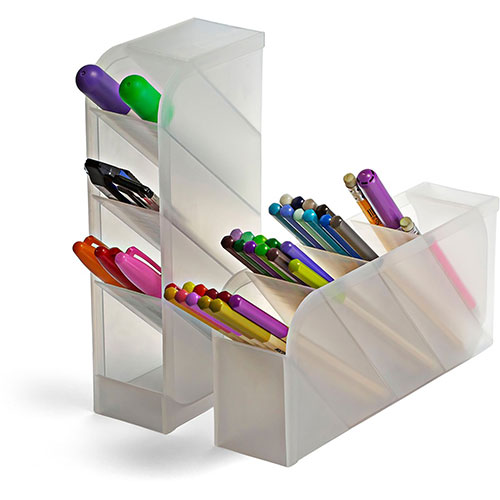 Officemate Pen Holder Desk Organizer - 8 Compartment(s) - 8