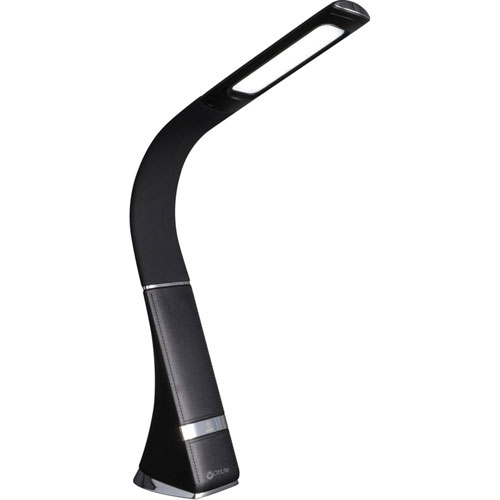 OttLite Wellness Desk Lamp - LED Bulb - Rechargeable Battery, USB Charging - Desk Mountable - Black - for Home, Kitchen, Table
