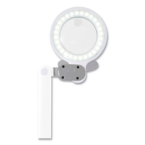 OttLite Space-Saving LED Magnifier Desk Lamp, 14