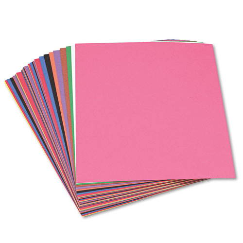 Pacon Construction Paper, 58lb, 12 x 18, Assorted, 50/Pack