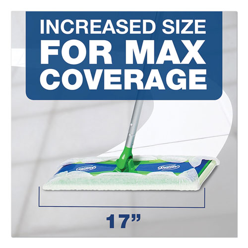 Swiffer Sweeper Max/XL Dry Cloth Refills, White, 16 Per Box, 6/Case, 96 Total