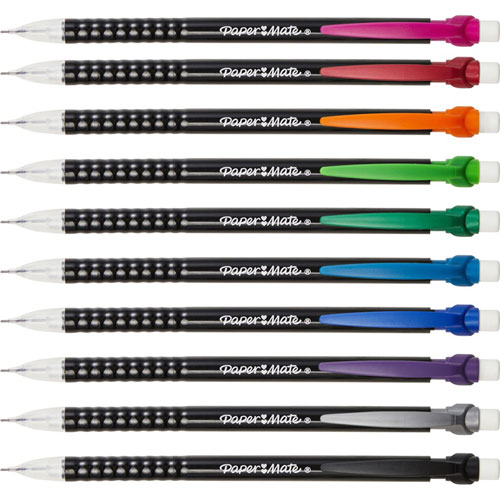 Papermate® Write Bros. Classic Mechanical Pencils, #2 Lead, 0.7 mm Lead Diameter, 12/Dozen