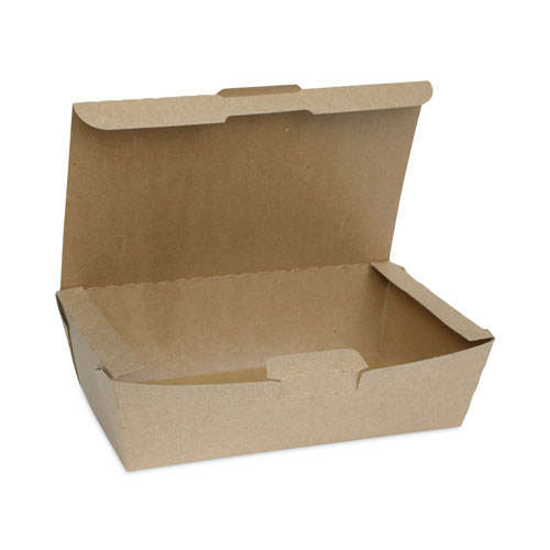 Pactiv Earth Choice Tamper Evident Paper OneBox, 9.04 x 4.85 x 2.75, Kraft, 162/Carton