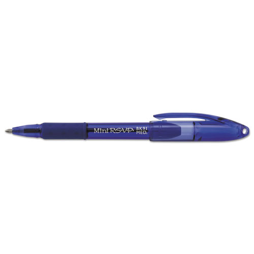 Pentel R.S.V.P. Mini Stick Ballpoint Pen, Medium 1mm, Assorted Ink/Barrel, 24/Pack