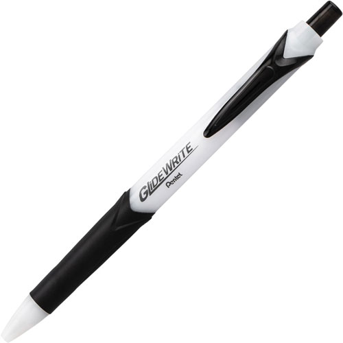 Pentel Pen, Ballpoint, 1.0mm Tip, 1/2"Wx3/5"Lx5-9/10"H, 16/PK, BK
