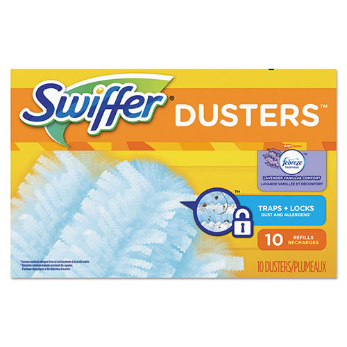 Swiffer Dust Lock Fiber Refill Dusters, Unscented, 10 Per Box
