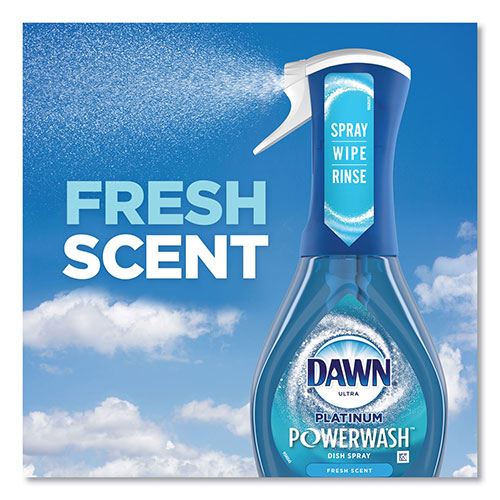 Dawn Platinum Powerwash Dish Spray, Fresh, 16 oz Spray Bottle, 2/Pack, 3 Packs/Carton
