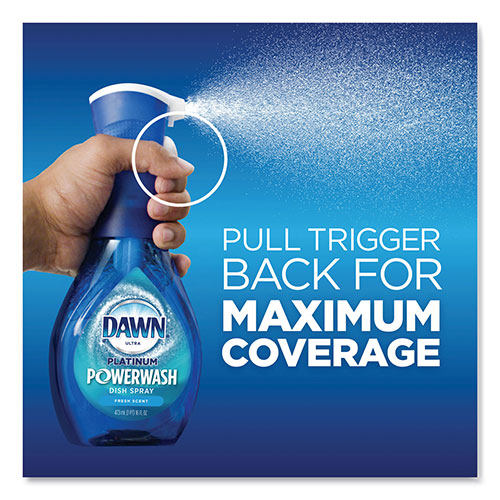 Dawn Platinum Powerwash Dish Spray, Fresh, 16 oz Spray Bottle, 2/Pack, 3 Packs/Carton