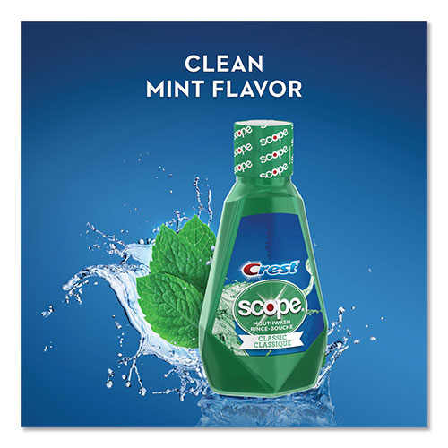 Crest® Scope Mouthwash, Mint Flavor, Trial Size, 36 ml Bottles, 180/Case