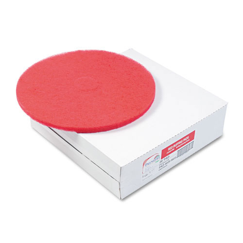 Boardwalk Floor Buffing, Cleaning & Polishing Pads, Red