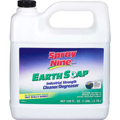 Spray Nine® Earth Soap Concentrated Cleaner/Degreaser, 1gal Bottle