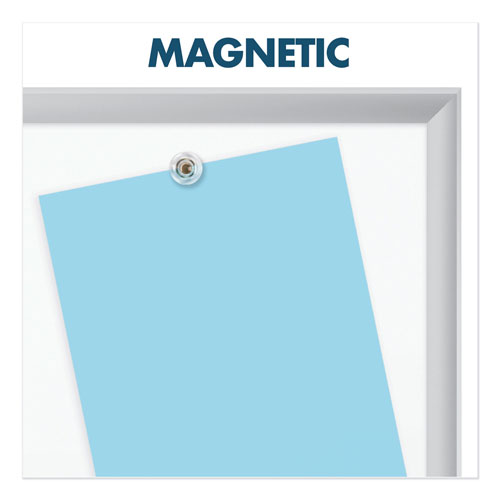 Quartet® Classic Series Porcelain Magnetic Board, 96 x 48, White, Silver Aluminum Frame