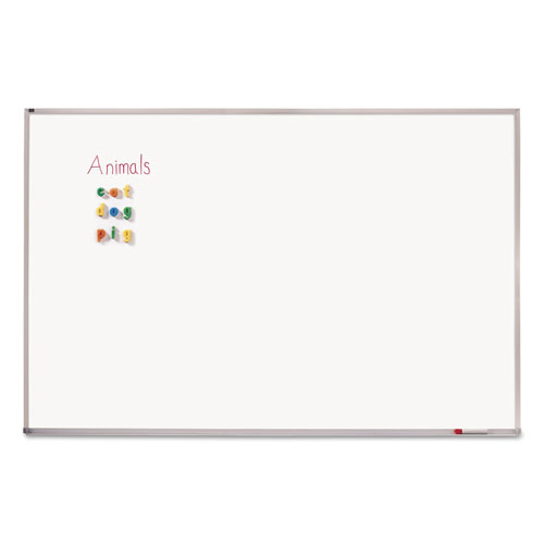 Quartet® Melamine Whiteboard, Aluminum Frame, 96 x 48