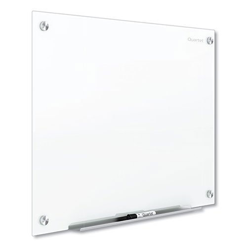 Quartet® Brilliance Glass Dry-Erase Boards, 48 x 36, White Surface