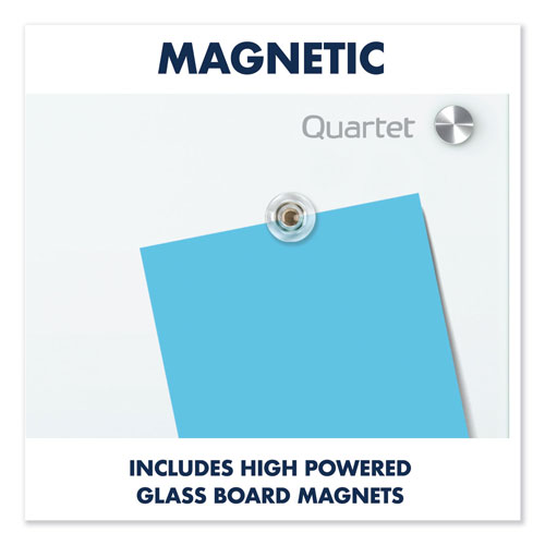 Quartet® Infinity Magnetic Glass Marker Board, 48 x 36, White