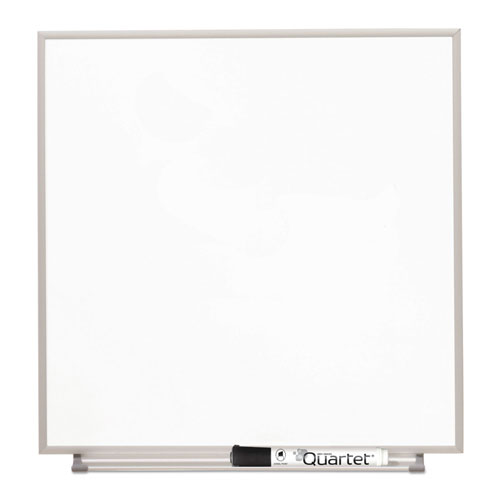 Quartet® Matrix Magnetic Boards, Painted Steel, 16 x 16, White, Aluminum Frame
