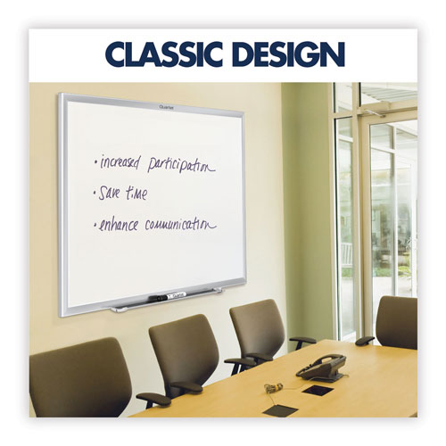 Quartet® Classic Series Nano-Clean Dry Erase Board, 60 x 36, Silver Frame