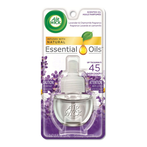 Air Wick Scented Oil Refill, Lavender & Chamomile, Purple, 0.67 oz