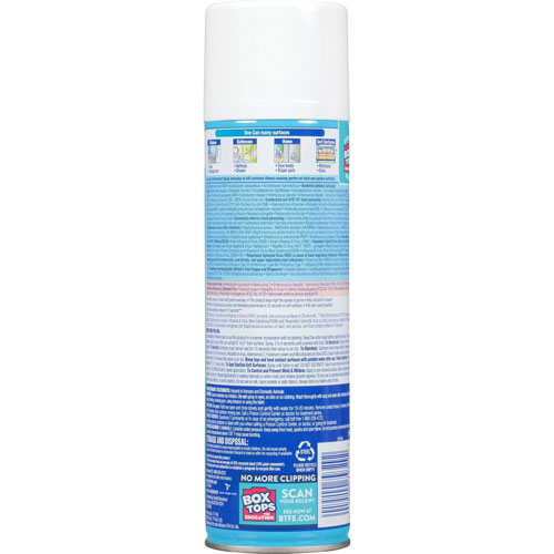 Lysol Linen Disinfectant Spray, Spray, 19 fl oz (0.6 quart), Crisp Linen Scent, 12/Carton, Clear