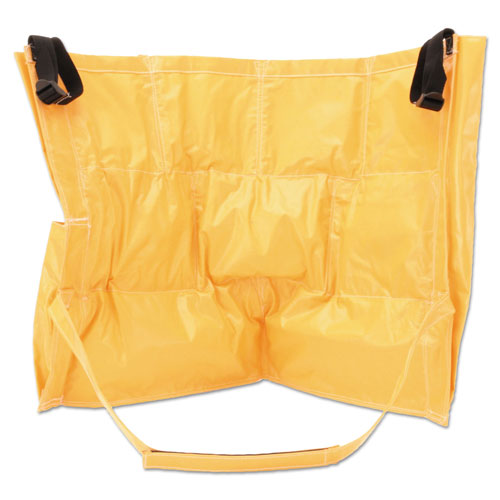 Rubbermaid Brute Caddy Bag, 12 Pockets, Yellow