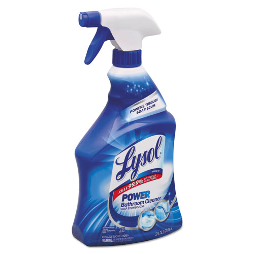 Lysol Disinfectant Bathroom Cleaners, Liquid, 32oz Bottle, 12/Carton