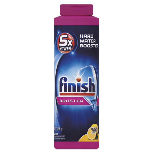 Finish® Hard Water Detergent Booster, 14oz Bottle, 6/Carton
