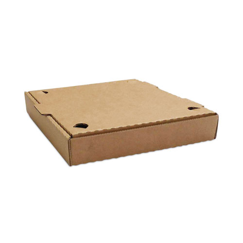 BluTable Pizza Boxes, 12 x 12 x 1.75, Kraft, 50/Pack