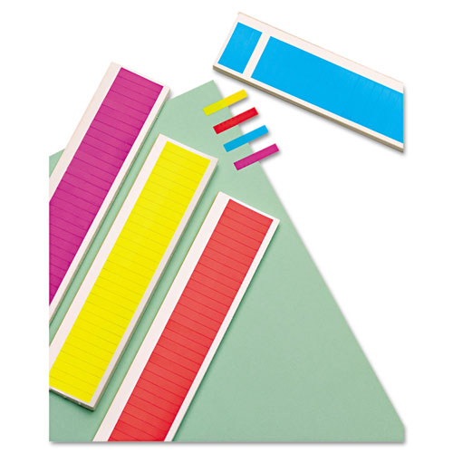 Redi-Tag/B. Thomas Enterprises Removable Page Flags, Four Assorted Colors, 900/Color, 3600/Pack