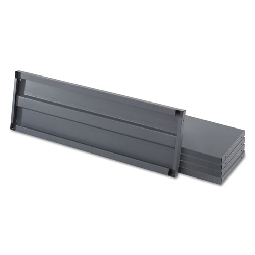 Safco Commercial Steel Shelving Unit, Five-Shelf, 36w x 18d x 75h, Dark Gray