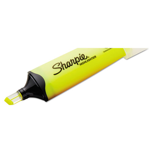 Sharpie® Clearview Tank-Style Highlighter, Blade Chisel Tip, Assorted Colors, 4/Set