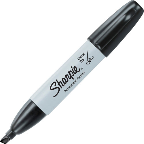 Sharpie® Marker, Chisel Tip, Black