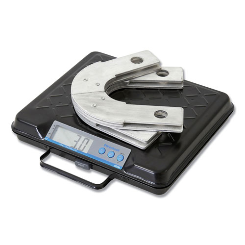 Salter Brecknell Portable Electronic Utility Bench Scale, 250lb Capacity, 12 x 10 Platform