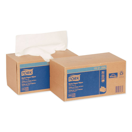 Tork Multipurpose Paper Wiper, 9 x 10.25, White, 110/Box, 18 Boxes/Carton