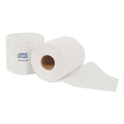 Tork Universal Bath Tissue, Septic Safe, 2-Ply, White, 500 Sheets/Roll, 48 Rolls/Carton