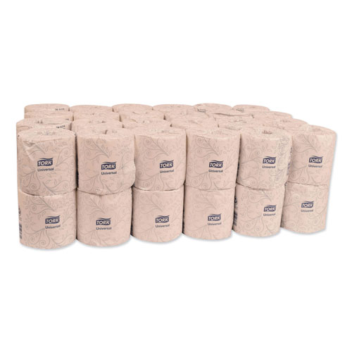 Tork Universal Bath Tissue, Septic Safe, 2-Ply, White, 500 Sheets/Roll, 48 Rolls/Carton