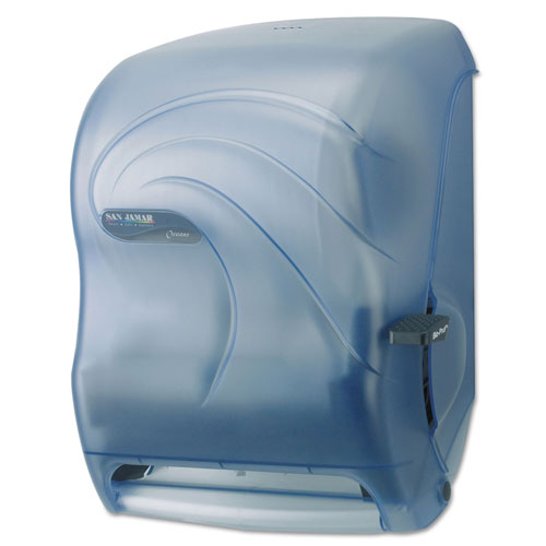 The Colman Group, Inc. Lever Roll Towel Dispenser, Oceans, Arctic Blue, 16 3/4 x 10 x 12
