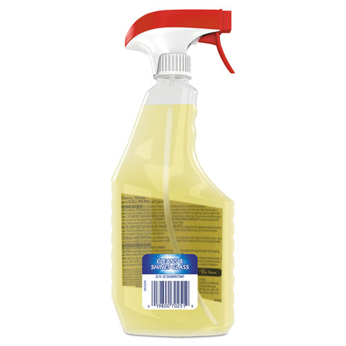 Windex Multi-Surface Disinfectant Cleaner, Lemon Scent, 23 oz Spray Bottle