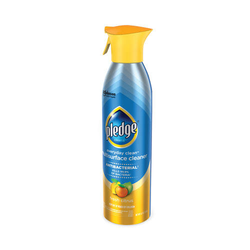 Pledge Multi Surface Antibacterial Everyday Cleaner, 9.7 oz Aerosol Spray