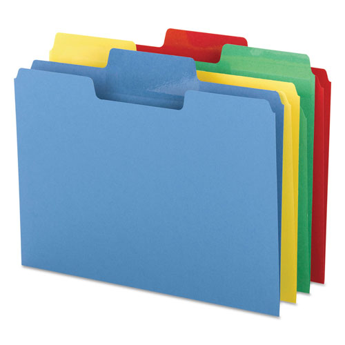 Smead Erasable SuperTab File Folders, 1/3-Cut Tabs, Letter Size, Assorted, 24/Pack