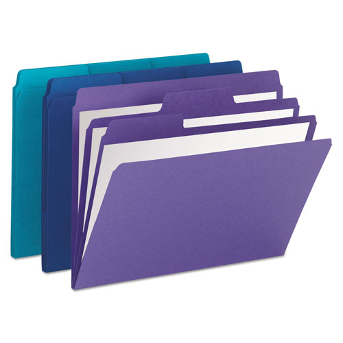 Smead SuperTab Organizer Folder, 1/3-Cut Tabs, Letter Size, Assorted, 3/Pack