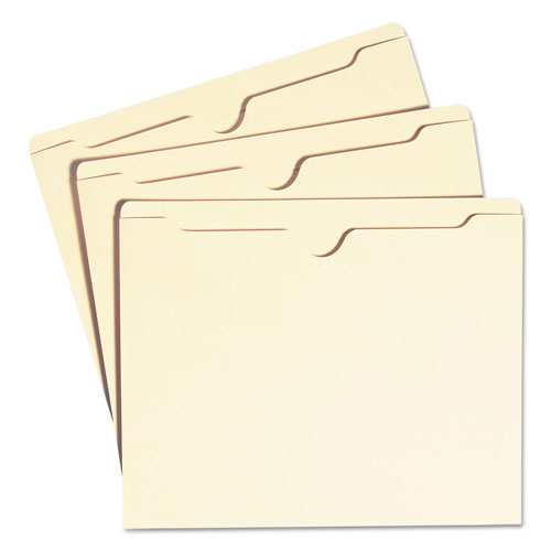 Smead Manila File Jackets, 1-Ply Straight Tab, Letter Size, Manila, 100/Box