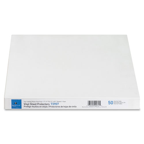 Sparco Top Loading Sheet Protector, Clear
