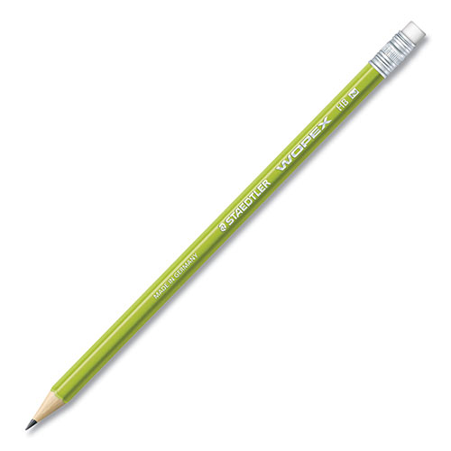 Staedtler Wopex Extruded Pencil, HB (#2), Black Lead, Green Barrel, 10/Pack