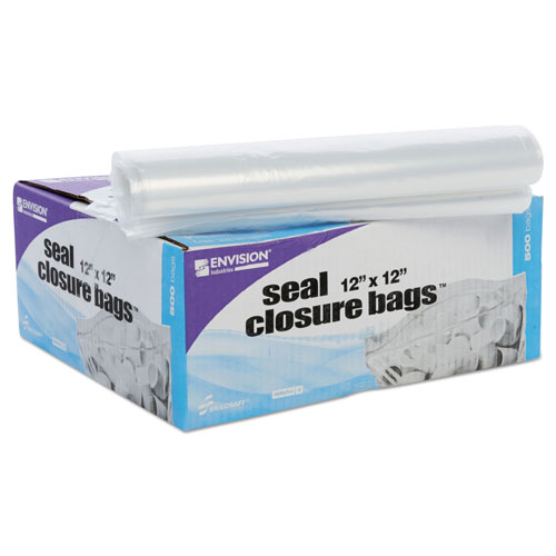 Stout Seal Closure Bags, 2 mil, 12