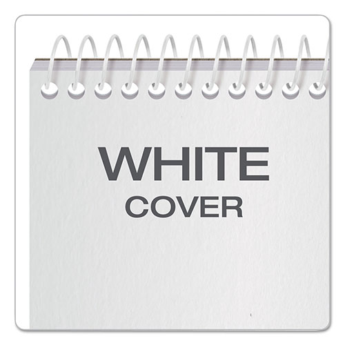 TOPS Reporter’s Notepad, Wide/Legal Rule, White Cover, 70 White 4 x 8 Sheets, 12/Pack