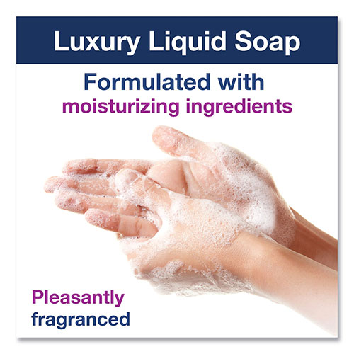 Tork Luxury Liquid Soap, Soft Rose Scent, 1L Refill, 6/Carton