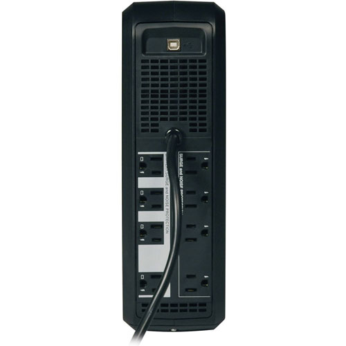 Tripp Lite  OMNI650LCD Omni Smart Digital UPS System, 650VA, 8 Outlets: 4 UPS/Surge, 4 SurOnly