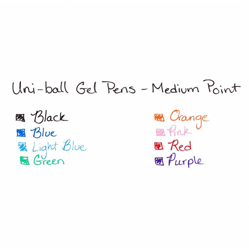 Uni-Ball 207 Retractable Gel - Pink Ribbon Edition - Medium Pen Point - 0.7 mm Pen Point Size - Refillable - Black Gel-based Ink - Pink Barrel