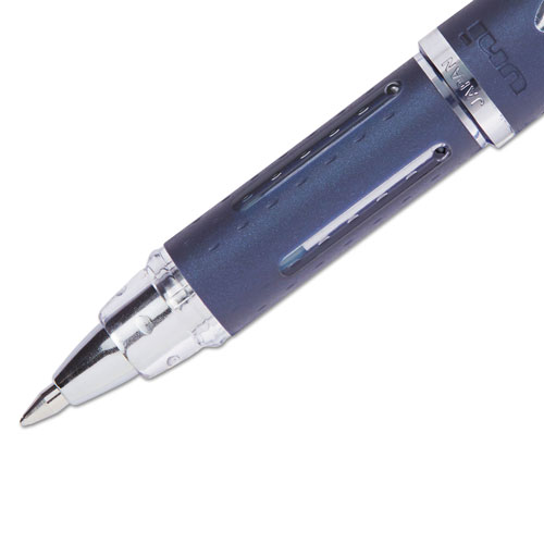 Uni-Ball Jetstream Stick Ballpoint Pen, Fine 0.7mm, Blue Ink, Blue Barrel