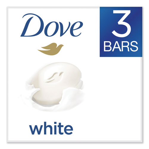 Unilever White Beauty Bar, Light Scent, 3.17 oz, 3/Pack
